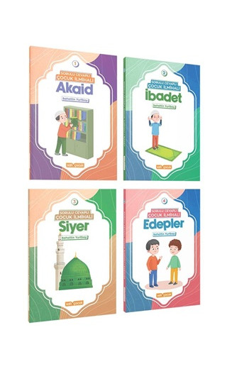 Sorulu Cevaplı Çocuk İlmihali Seti (4 Kitap Takım)