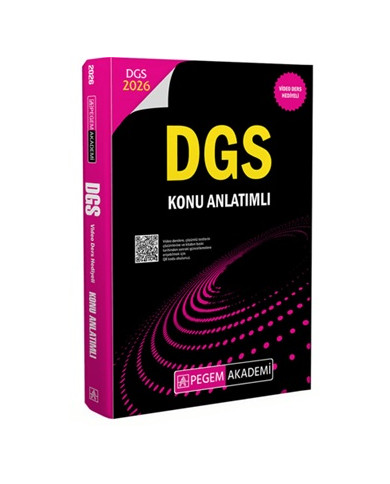 Pegem 2026 DGS Konu Anlatımlı