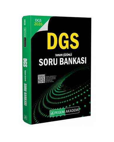 Pegem 2026 DGS Tamamı Çözümlü Soru Bankası