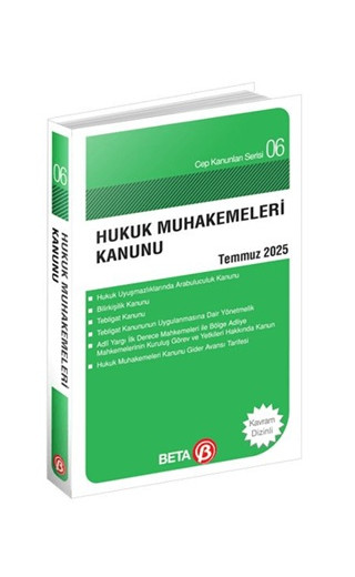 Hukuk Muhakemeleri Kanunu Temmuz 2025 (Cep Boy)