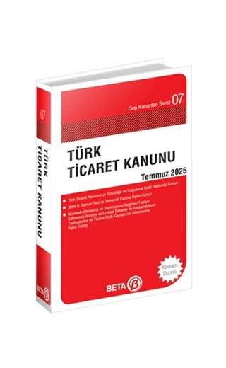 Türk Ticaret Kanunu Temmuz 2025 (Cep Boy)