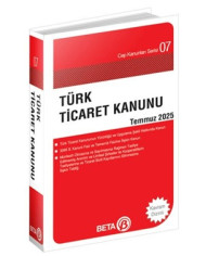 Türk Ticaret Kanunu Temmuz 2025 (Cep Boy)